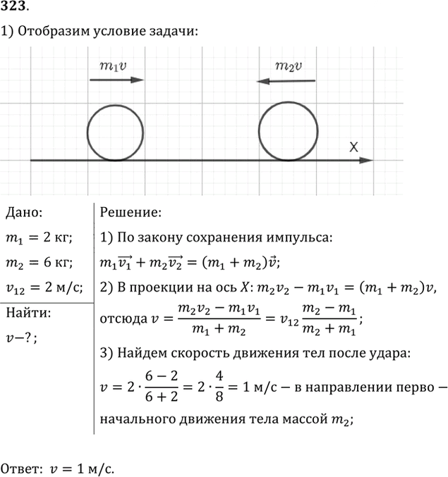 Иллюстрация к решению «№323 ГДЗ Рымкевич 10-11 класс (Физика)», 1