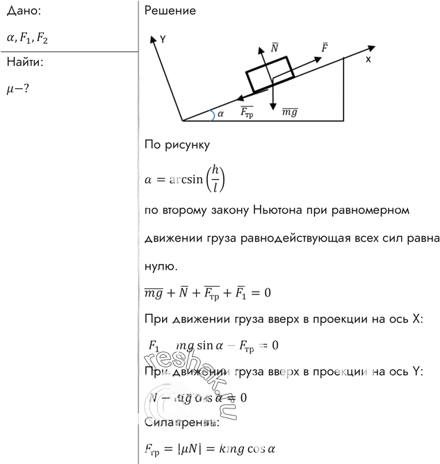 Иллюстрация к решению «№286 ГДЗ Рымкевич 10-11 класс (Физика)», 2